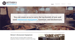 Desktop Screenshot of bittnersrestaurantequipment.com