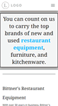 Mobile Screenshot of bittnersrestaurantequipment.com